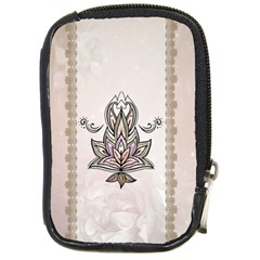 Elegant Decorative Mandala Design Compact Camera Leather Case by FantasyWorld7