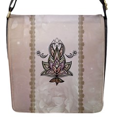 Elegant Decorative Mandala Design Flap Closure Messenger Bag (s) by FantasyWorld7