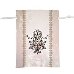 Elegant Decorative Mandala Design  Lightweight Drawstring Pouch (xl)