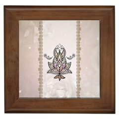 Elegant Decorative Mandala Design Framed Tile by FantasyWorld7