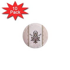 Elegant Decorative Mandala Design 1  Mini Magnet (10 Pack)  by FantasyWorld7