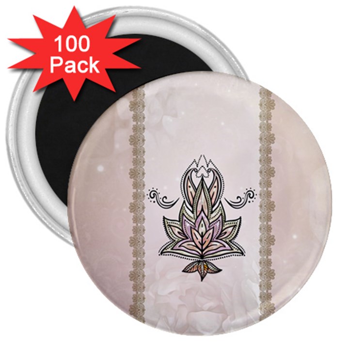 Elegant Decorative Mandala Design 3  Magnets (100 pack)