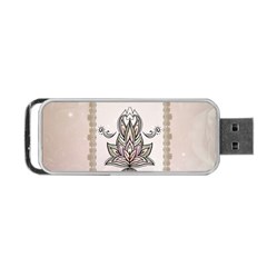 Elegant Decorative Mandala Design Portable Usb Flash (two Sides) by FantasyWorld7