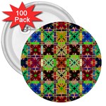 O 1 3  Buttons (100 pack)  Front