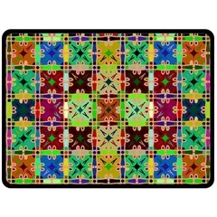 O 1 Double Sided Fleece Blanket (large)  by ArtworkByPatrick