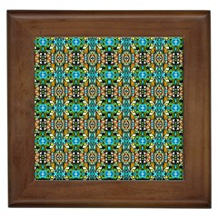 O 4 Framed Tile by ArtworkByPatrick