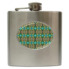 O 4 Hip Flask (6 Oz) by ArtworkByPatrick