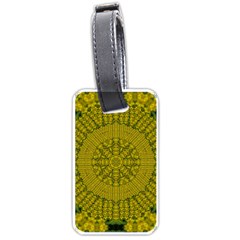 Flowers In Yellow For Love Of The Nature Luggage Tag (one Side) by pepitasart