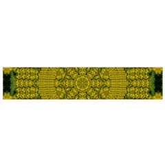 Flowers In Yellow For Love Of The Nature Small Flano Scarf by pepitasart