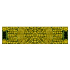 Flowers In Yellow For Love Of The Nature Satin Scarf (oblong) by pepitasart