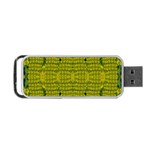 Flowers In Yellow For Love Of The Decorative Portable USB Flash (Two Sides) Front