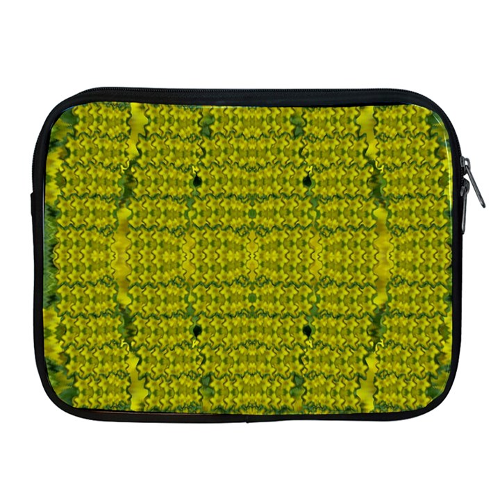 Flowers In Yellow For Love Of The Decorative Apple iPad 2/3/4 Zipper Cases