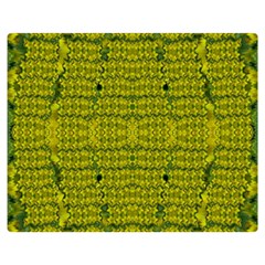 Flowers In Yellow For Love Of The Decorative Double Sided Flano Blanket (medium)  by pepitasart