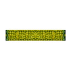 Flowers In Yellow For Love Of The Decorative Flano Scarf (mini) by pepitasart