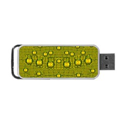 Flower Island With A Sunrise So Peaceful Portable Usb Flash (two Sides) by pepitasart