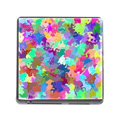 Colorful Spots                                   Memory Card Reader (square) by LalyLauraFLM