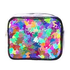 Colorful Spots                                   Mini Toiletries Bag (one Side) by LalyLauraFLM