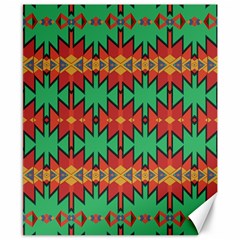 Tribal Pattern                                    Canvas 8  X 10  by LalyLauraFLM