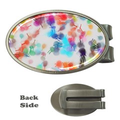 Paint Splashes Canvas                                      Money Clip (oval)