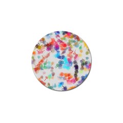 Paint Splashes Canvas                                      Golf Ball Marker (4 Pack) by LalyLauraFLM