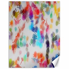 Paint Splashes Canvas                                      Canvas 12  X 16  by LalyLauraFLM