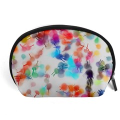 Paint Splashes Canvas                                      Accessory Pouch by LalyLauraFLM