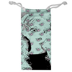 Wide Eyed Girl Jewelry Bag by snowwhitegirl