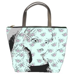 Wide Eyed Girl Bucket Bag by snowwhitegirl