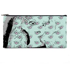 Wide Eyed Girl Pencil Cases by snowwhitegirl