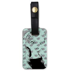 Wide Eyed Girl Luggage Tag (one Side) by snowwhitegirl