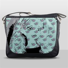 Wide Eyed Girl Messenger Bag by snowwhitegirl