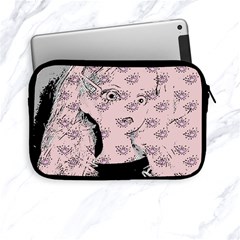 Wide Eyed Girl Pink Apple Ipad Mini Zipper Cases by snowwhitegirl