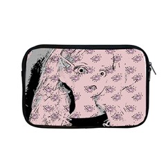 Wide Eyed Girl Pink Apple Macbook Pro 13  Zipper Case by snowwhitegirl