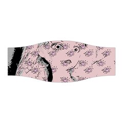 Wide Eyed Girl Pink Stretchable Headband by snowwhitegirl