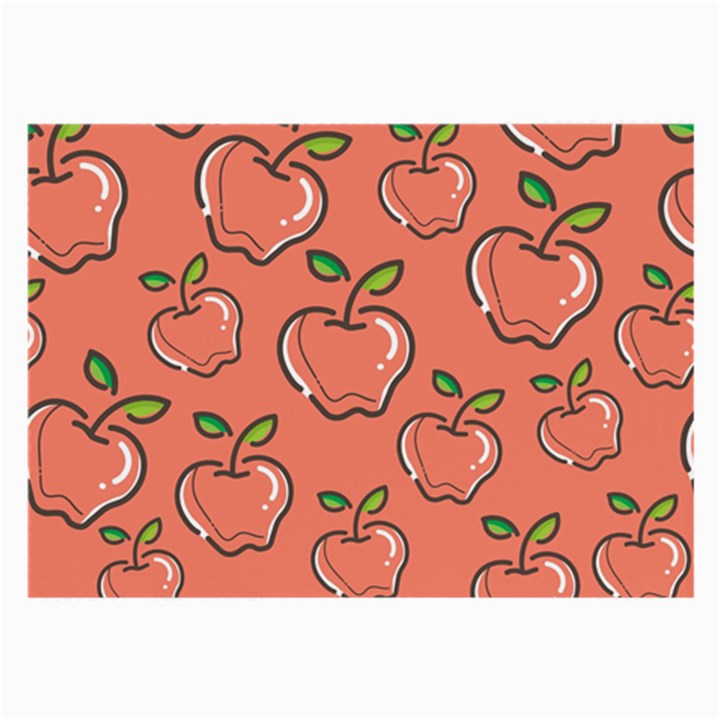 Fruit Apple Large Glasses Cloth (2 Sides)