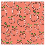 Fruit Apple Large Satin Scarf (Square) Front