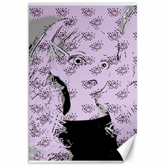 Wide Eyed Girl Lilac Canvas 20  X 30  by snowwhitegirl