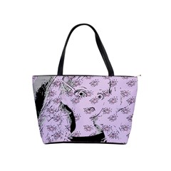 Wide Eyed Girl Lilac Classic Shoulder Handbag by snowwhitegirl