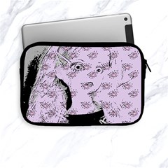 Wide Eyed Girl Lilac Apple Ipad Mini Zipper Cases by snowwhitegirl