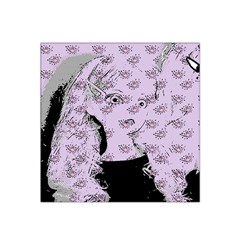 Wide Eyed Girl Lilac Satin Bandana Scarf by snowwhitegirl