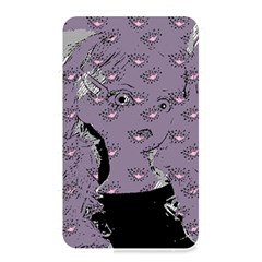 Wide Eyed Girl Grey Lilac Memory Card Reader (rectangular) by snowwhitegirl