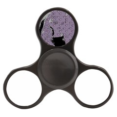 Wide Eyed Girl Grey Lilac Finger Spinner by snowwhitegirl