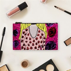 Nineties Girl Glitter Cosmetic Bag (small) by snowwhitegirl