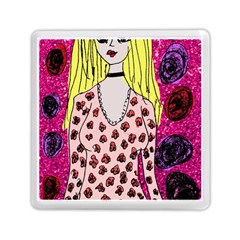 Nineties Girl Glitter Memory Card Reader (square) by snowwhitegirl