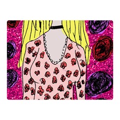 Nineties Girl Glitter Double Sided Flano Blanket (mini)  by snowwhitegirl