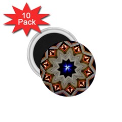 Background Mandala Star 1 75  Magnets (10 Pack)  by Mariart