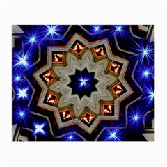 Background Mandala Star Small Glasses Cloth