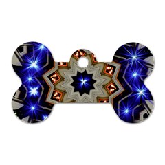 Background Mandala Star Dog Tag Bone (one Side) by Mariart