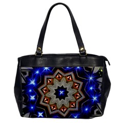 Background Mandala Star Oversize Office Handbag