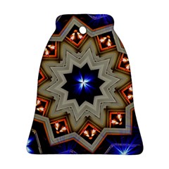 Background Mandala Star Ornament (bell) by Mariart